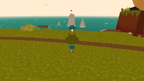 WEBFISHING jump to the ocean rock